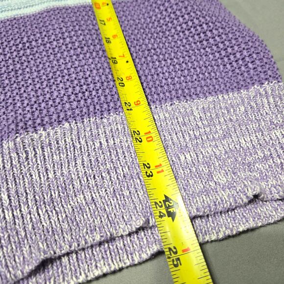 Time And Tru Sz XL Orchid Dream PatchWork Sweater - Picture 8 of 8